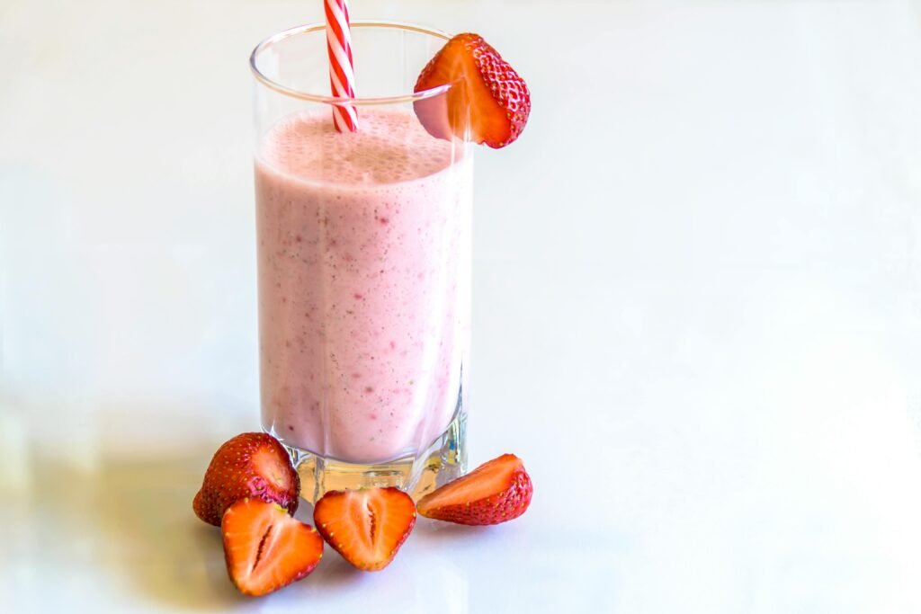Batido proteico con frutas